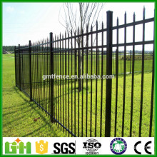high quality powder coated tubular zinc steel garden fence from Anping Manufacture